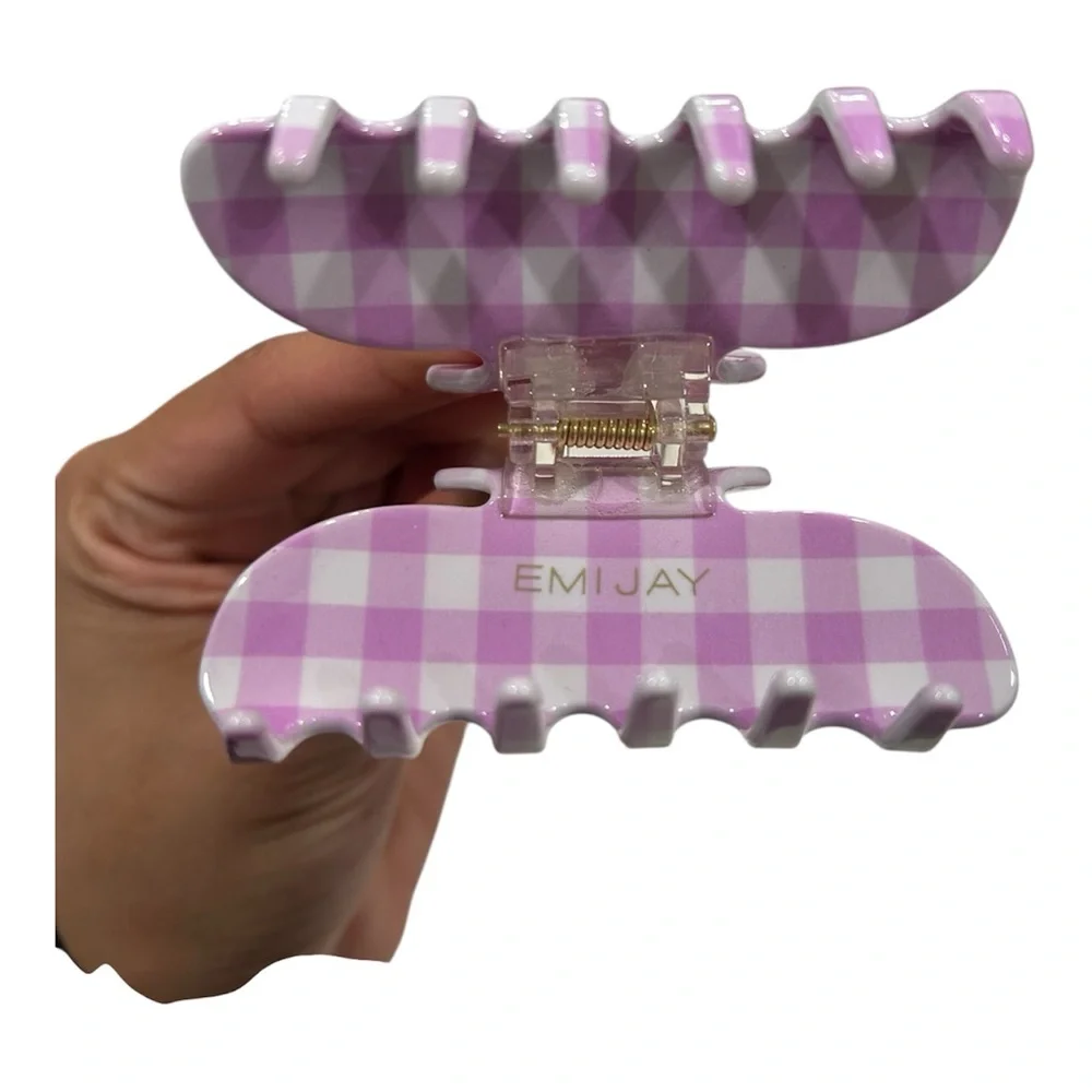Emi Jay Sweetheart Hair Clip – Daisy Pink Picnic Edition - Picture 2 of 3